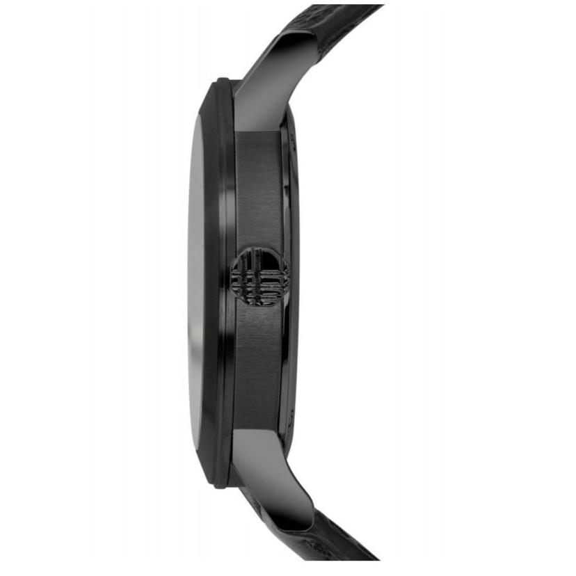  Shop Authentic Burberry The City Black Dial Black Leather Strap Watch for Men - BU9906 - Luxxuri
