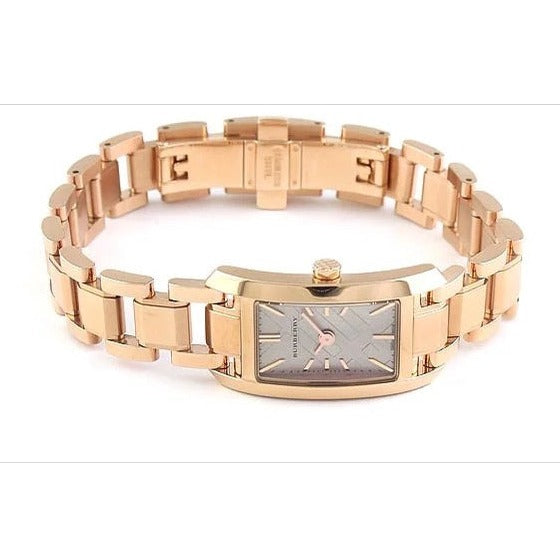  Shop Authentic Burberry Heritage Rose Gold Dial Rose Gold Steel Strap Watch For Women - BU9602 - Luxxuri