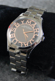  Shop Authentic Marc Jacobs Henry Silver Dial Silver Steel Strap Watch for Women - MBM3294 - Luxxuri