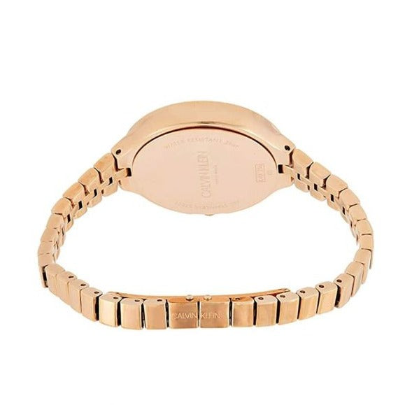  Shop Authentic Calvin Klein Lively White Dial Rose Gold Steel Strap Watch for Women - K4U23626 - Luxxuri