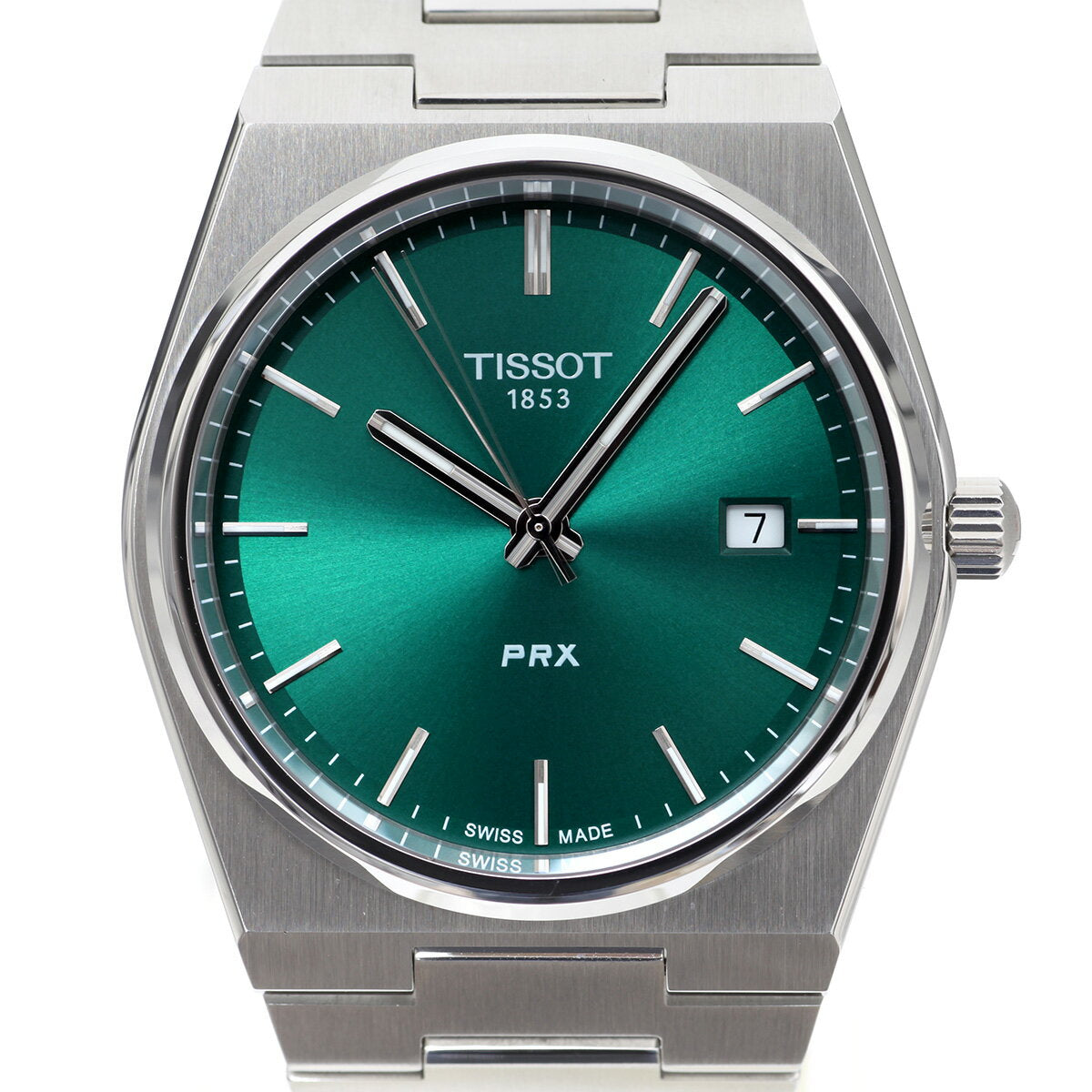  Shop Authentic Tissot PRX Green Dial Silver Steel Strap Watch For Men - T137.410.11.091.00 - Luxxuri