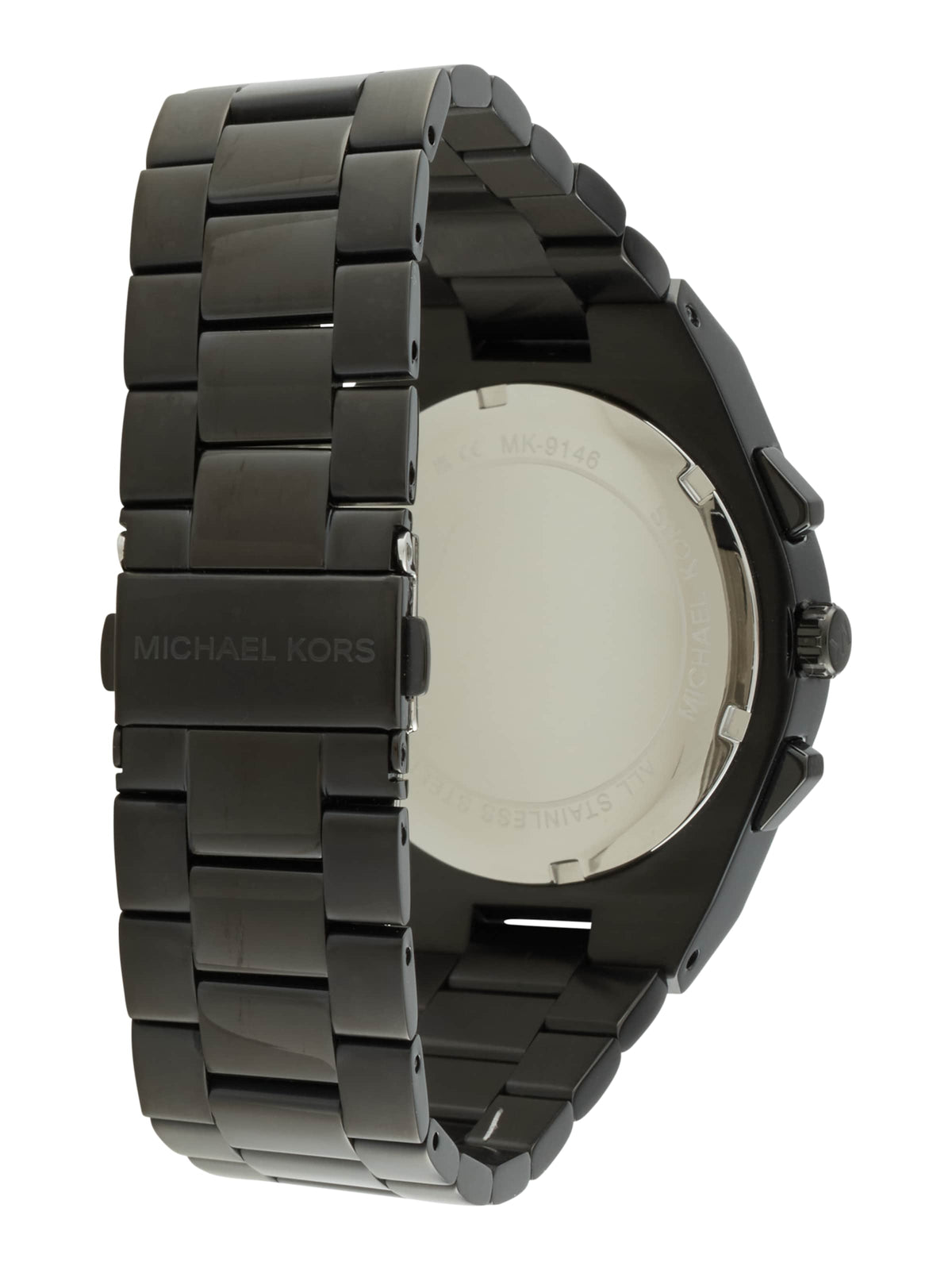  Shop Authentic Michael Kors Lennox Chronograph Black Dial Black Steel Strap Watch For Men - MK9146 - Luxxuri