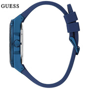  Shop Authentic Guess Legacy Blue Dial Blue Rubber Strap Watch for Men - W1049G7 - Luxxuri