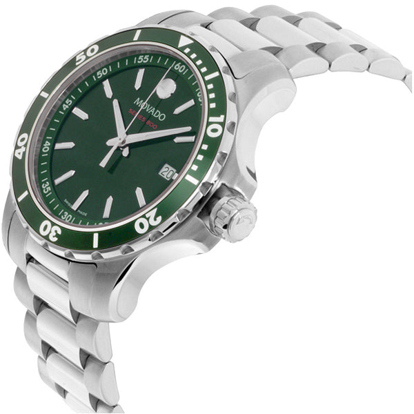  Shop Authentic Movado Series 800 Green Dial Silver Steel Strap Watch For Men - 2600136 - Luxxuri