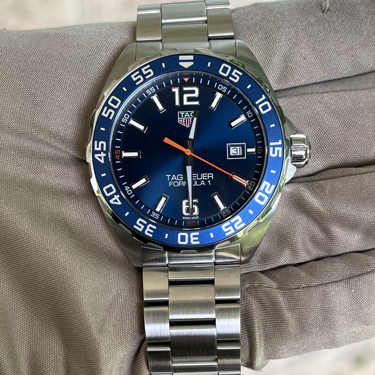  Shop Authentic Tag Heuer Formula 1 Blue Dial Watch for Men - WAZ1010.BA0842 - Luxxuri