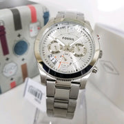  Shop Authentic Fossil Boyfriend Multifunction Silver Dial Silver Steel Strap Watch for Women - ES3883 - Luxxuri