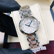  Shop Authentic Longines PrimaLuna Mother of Pearl Dial Silver Steel Strap Watch for Women - L8.110.4.87.6 - Luxxuri