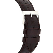  Shop Authentic Guess Delancy Quartz White Dial Brown Leather Strap Watch For Men - W0870G1 - Luxxuri