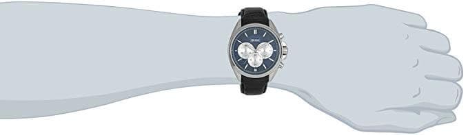  Shop Authentic Hugo Boss Driver Blue Dial Black Leather Strap Watch for Men - 1512882 - Luxxuri