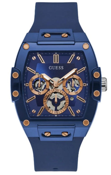  Shop Authentic Guess Phoenix Multifunction Blue Dial Blue Rubber Strap Watch for Men - GW0203G7 - Luxxuri