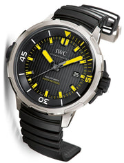  Shop Authentic IWC Aquatimer Automatic 2000 Black Dial Black Rubber Strap Watch for Men - IW358001 - Luxxuri