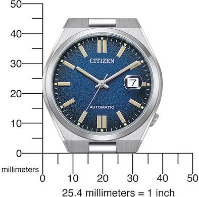  Shop Authentic Citizen Tsuyosa Automatic Dark Blue Dial Silver Steel Strap Watch For Men - NJ0151-88L - Luxxuri