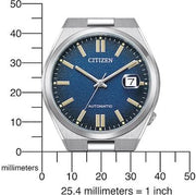  Shop Authentic Citizen Tsuyosa Automatic Dark Blue Dial Silver Steel Strap Watch For Men - NJ0151-88L - Luxxuri