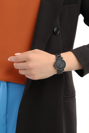  Shop Authentic Fossil Carlie Black Dial Black Steel Strap Watch for Women - ES4488 - Luxxuri