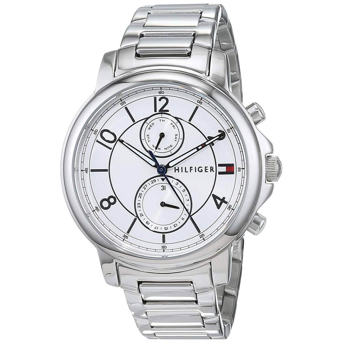  Shop Authentic Tommy Hilfiger Claudia White Dial Silver Steel Strap Watch for Women - 1781819 - Luxxuri