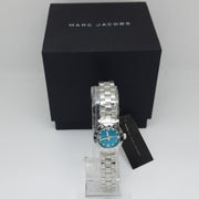 Shop Authentic Marc Jacobs Amy Blue Dial Silver Steel Strap Watch for Women - MBM3274 - Luxxuri