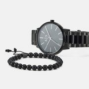  Shop Authentic Armani Exchange Cayde Analog Black Dial Black Steel Strap Watch For Men - AX2701 - Luxxuri