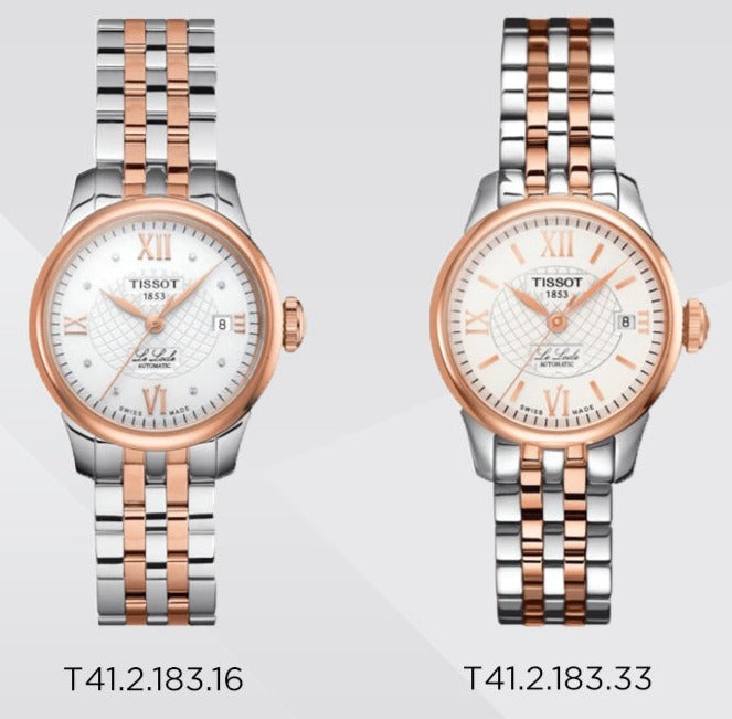  Shop Authentic Tissot Le Locle Automatic Small Lady Silver Dial Two Tone Steel Strap Watch For Women - T41.2.183.33 - Luxxuri
