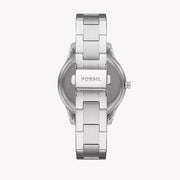  Shop Authentic Fossil Stella Sport Multifunction Silver Dial Silver Steel Strap Watch for Women - ES5108 - Luxxuri