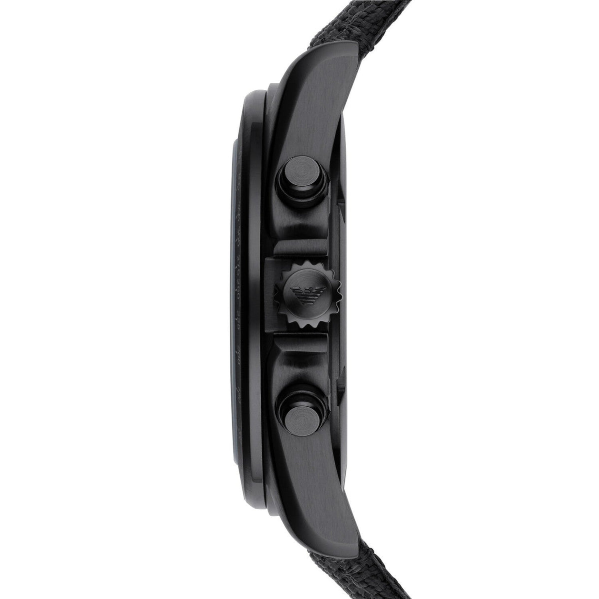  Shop Authentic Emporio Armani Sigma Chronograph Black Dial Black Leather Strap Watch For Men - AR6131 - Luxxuri