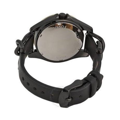  Shop Authentic Fossil Riley Black Dial Black Leather Strap Watch for Women - ES3696 - Luxxuri