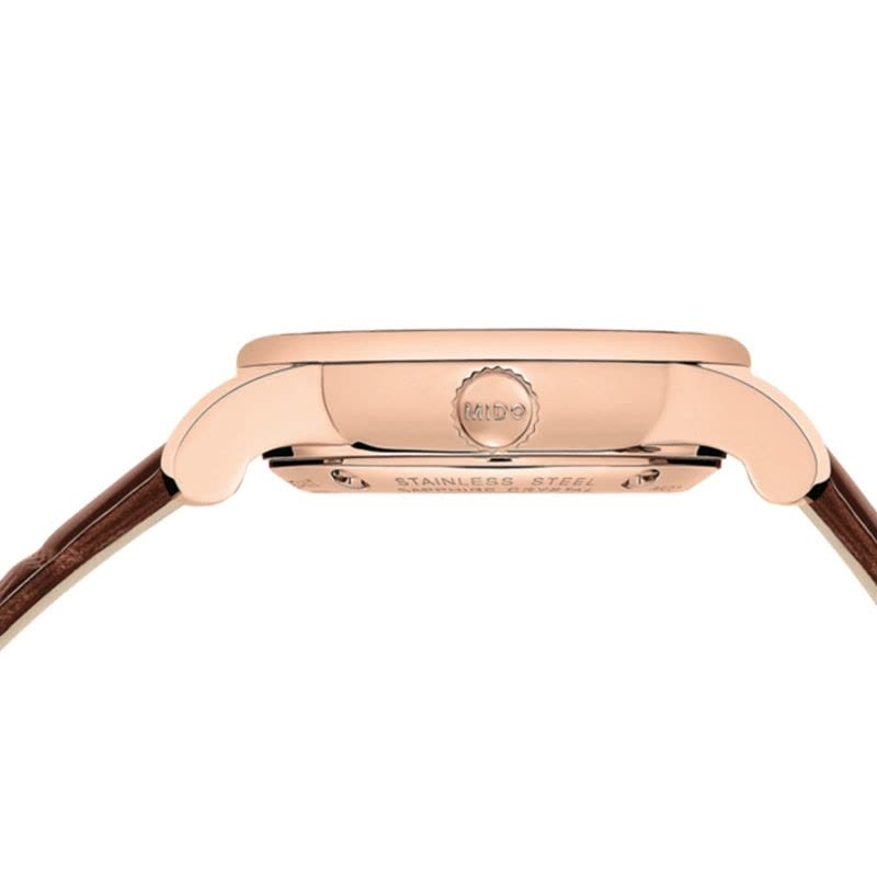  Shop Authentic Mido Baroncelli Automatic Midnight Blue Dial Brown Leather Strap Watch For Women - M7600.3.65.8 - Luxxuri