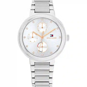  Shop Authentic Tommy Hilfiger Joy Chronograph Silver Dial Silver Steel Strap Watch For Women - 1782532 - Luxxuri