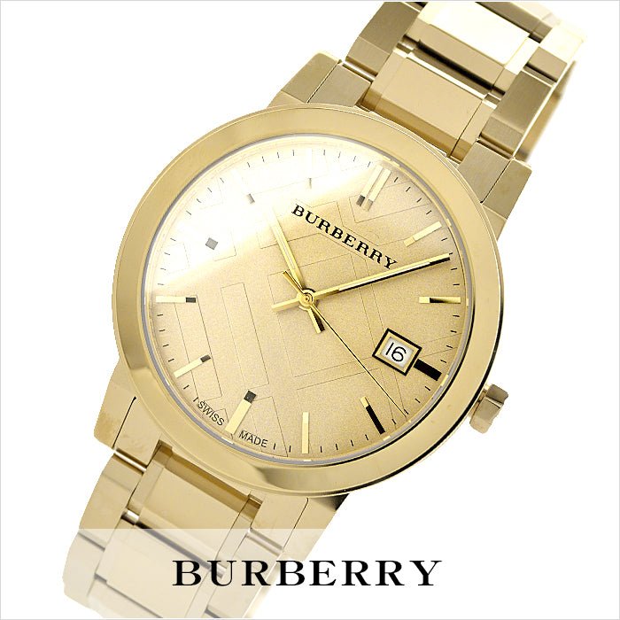  Shop Authentic Burberry The City Gold Dial Gold Steel Strap Watch for Women - BU9033 - Luxxuri