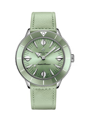  Shop Authentic Breitling Superocean Heritage '57 Pastel Paradise Green Dial Green Leather Strap Watch for Women - A10340361L1X1 - Luxxuri