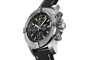  Shop Authentic Breitling Avenger Chronograph 45mm Black Dial Black Leather Strap Watch for Men - A13317101B1X1 - Luxxuri