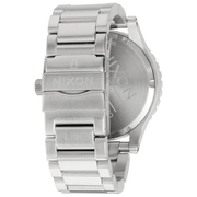 Nixon 51-30 Chrono Black Dial Silver Steel Strap Watch for Men - A083-000