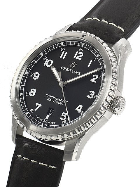  Shop Authentic Breitling Navitimer 8 Automatic 41mm Stainless Steel Black Dial Mens Watch - A17314101B1X1 - Luxxuri