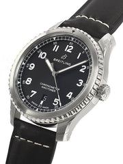  Shop Authentic Breitling Navitimer 8 Automatic 41mm Stainless Steel Black Dial Mens Watch - A17314101B1X1 - Luxxuri
