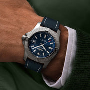  Shop Authentic Breitling Avenger Automatic 43mm Blue Dial Blue Nylon Strap Watch for Men - A17318101C1X2 - Luxxuri