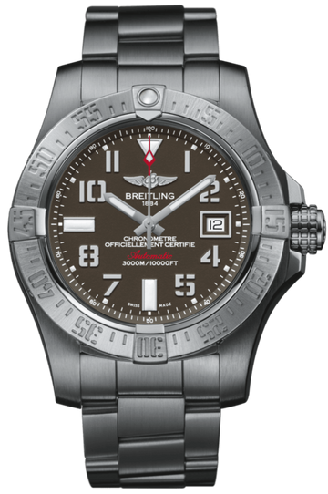  Shop Authentic Breitling Avenger II Seawolf 45mm Grey Dial Silver Steel Strap Mens Watch - A1733110/F563 - Luxxuri