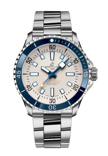 Shop Authentic Breitling Superocean Automatic 42 White Dial Green Silver Steel Strap Watch for Men - A17375E71G1A1 - Luxxuri