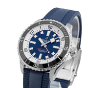  Shop Authentic Breitling Superocean Automatic 44 Blue Dial Blue Rubber Strap Watch for Men - A17376211C1S1 - Luxxuri