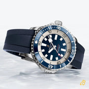  Shop Authentic Breitling Superocean Automatic 46 Blue Dial Blue Rubber Strap Watch for Men - A17378E71C1S1 - Luxxuri