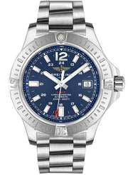  Shop Authentic Breitling Colt Automatic 44mm Blue Dial Silver Steel Strap Mens Watch - A1738811/C906/173A - Luxxuri