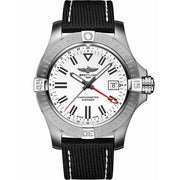  Shop Authentic Breitling Avenger Automatic GMT 43 White Dial Black Nylon Strap Watch for Men - A32397101A1X1 - Luxxuri