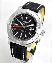  Shop Authentic Breitling Avenger Automatic GMT 43 Black Dial Black Nylon Strap Watch for Men - A32397101B1X1 - Luxxuri