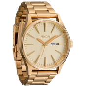 Nixon Sentry Gold Dial Gold Steel Strap Watch for Men - A356-502
