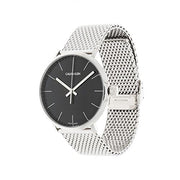  Shop Authentic Calvin Klein High Noon Black Dial Silver Mesh Bracelet Watch for Men - K8M21121 - Luxxuri