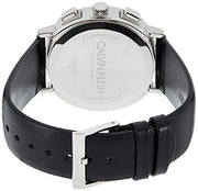  Shop Authentic Calvin Klein Posh Black Dial Black Leather Strap Watch for Men - K8Q371C1 - Luxxuri