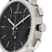  Shop Authentic Calvin Klein Posh Black Dial Black Leather Strap Watch for Men - K8Q371C1 - Luxxuri