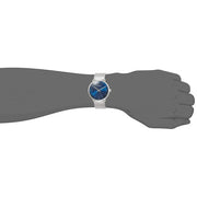  Shop Authentic Calvin Klein High Noon Quartz Blue Dial Silver Mesh Bracelet Watch for Men - K8M2112N - Luxxuri