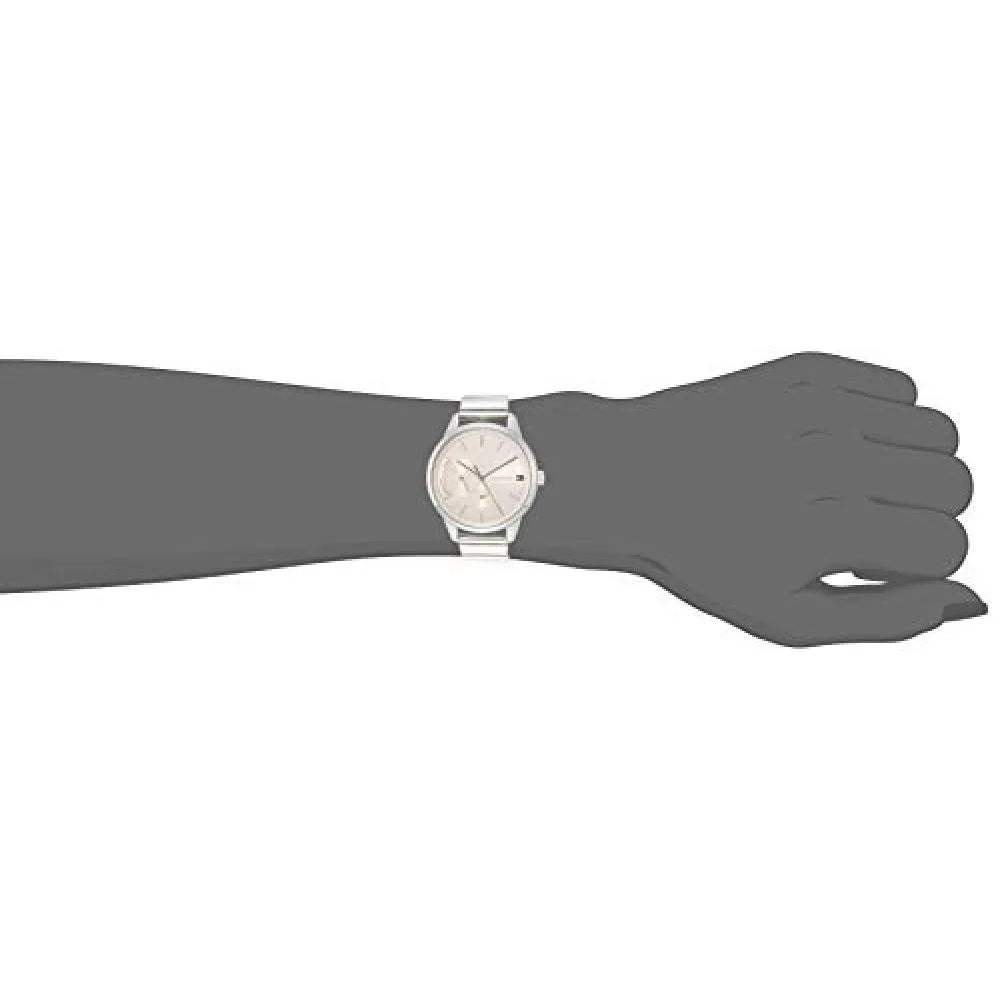  Shop Authentic Tommy Hilfiger Brooke Pink Dial Silver Steel Strap Watch for Women - 1782020 - Luxxuri