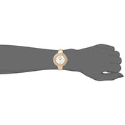  Shop Authentic Swarovski Crystal Rose Silver Dial Rose Gold Steel Strap Watch for Women - 5484073 - Luxxuri