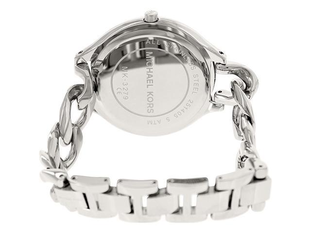 Shop Authentic Michael Kors Slim Runway Silver Dial Silver Steel Strap Watch for Women - MK3279 - Luxxuri