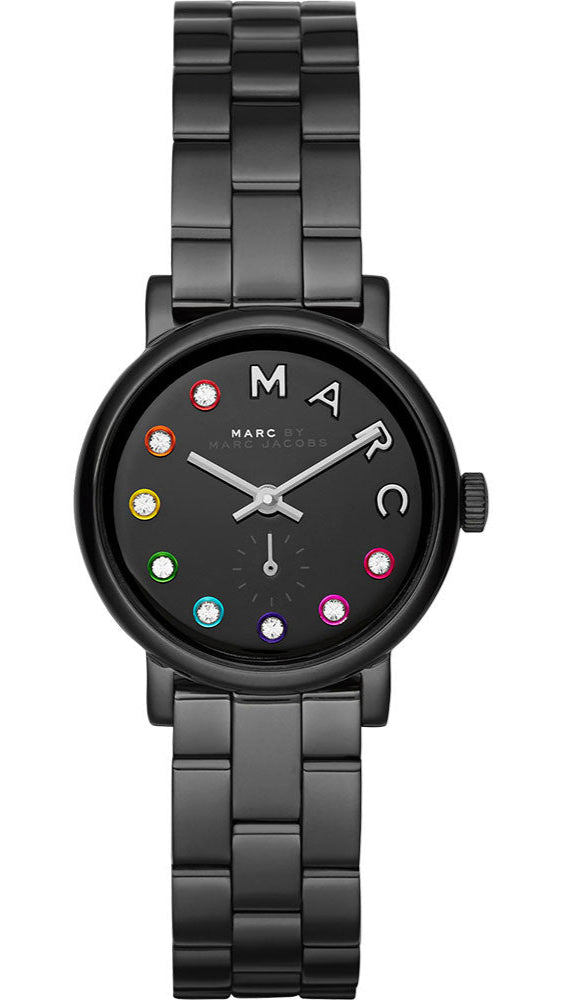  Shop Authentic Marc Jacobs Baker Black Dial Black Steel Strap Watch for Women - MBM3425 - Luxxuri